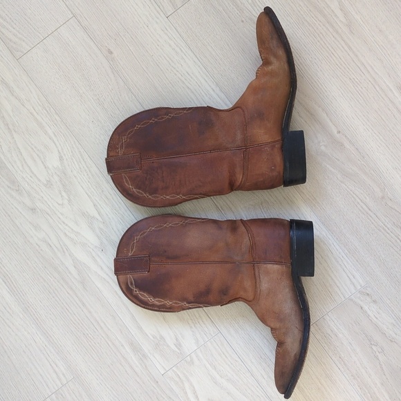 Tony Lama Western Cowboy Boots - Picture 7 of 15